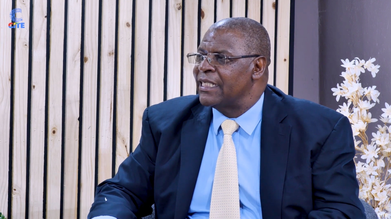 Acting President of the opposition Citizens Coalition for Change (CCC) Professor Welshman Ncube appears on The Breakfast Club hosted by Zenzele Ndebele (Picture via YouTube - CITE)